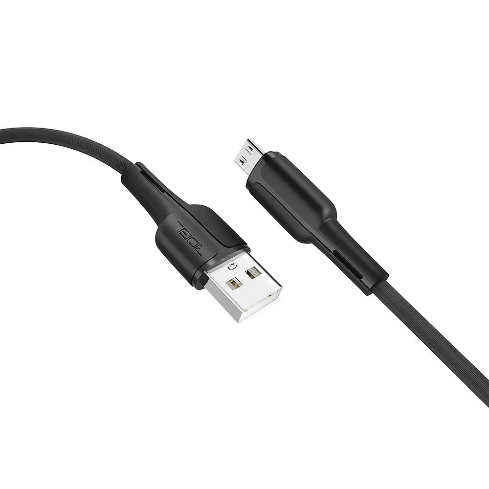 Кабель для зарядки и обмена данными USB Ridea RC-CO10 CommonPro 60W 20V/3A USB-MicroUSB 1 м Черный - фото 4