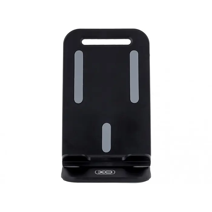 Настільна підставка для телефону чорна, тримач телефону XO C73 Folding desktop - фото 3