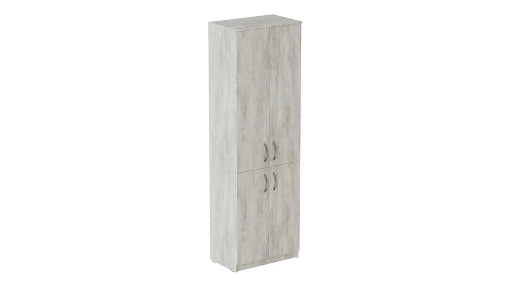 Шафа Анжело Ferrum-decor на 5 полиць із 4 дверима 1900x600x380 ДСП Бетон 16 мм (FRD-105006) - фото 3