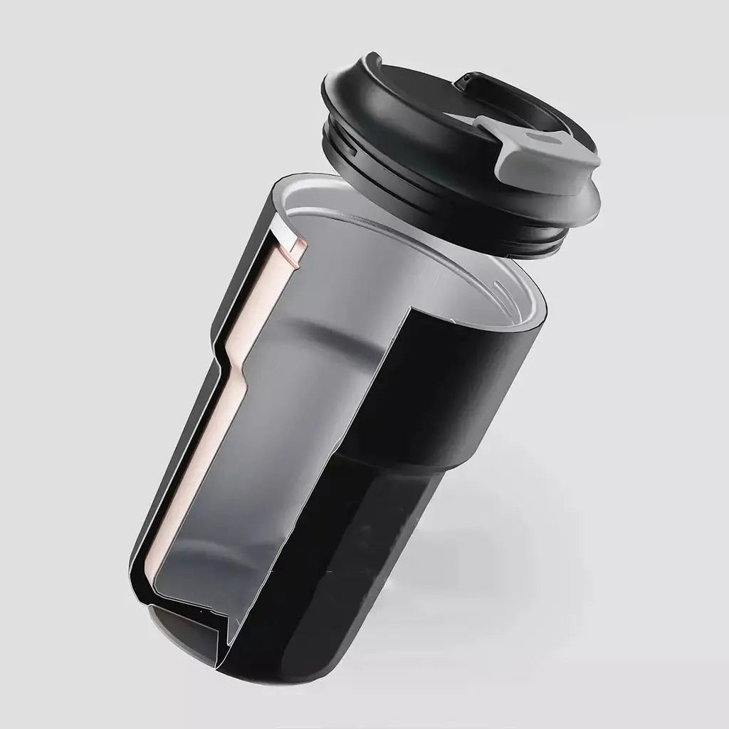 Термокухоль DailyElements Drink Cup 420мл Black (DE08BH003) [106766] - фото 3