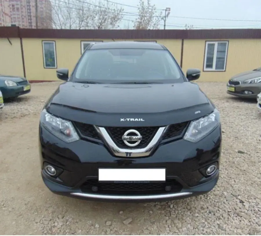 Дефлектор капоту мухобійка Nissan X-Trail (T32) Nissan Rogue 2014-2020 Євро Кріплення (Vip Tuning) - фото 3