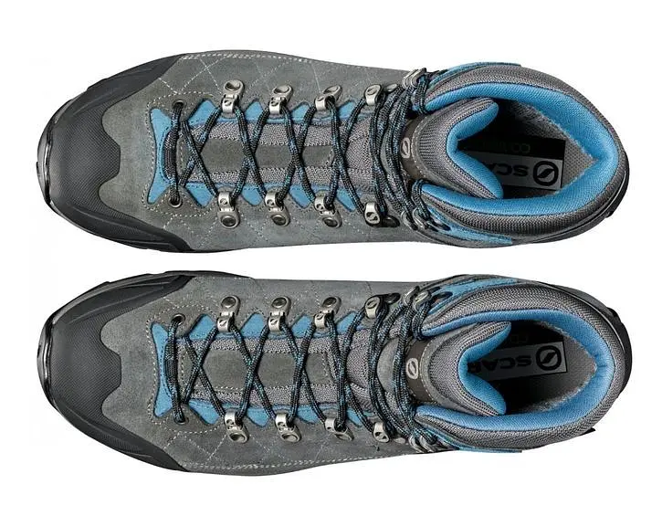 Ботинки Scarpa Kailash Trek GTX 40 Серый-Голубой - фото 4