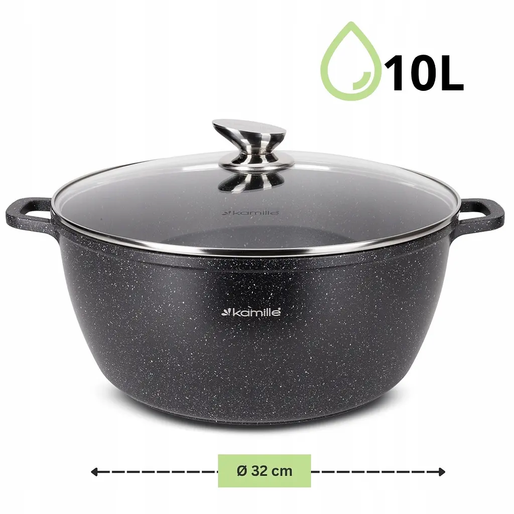Каструля Kamille KM-4481 10л - фото 3