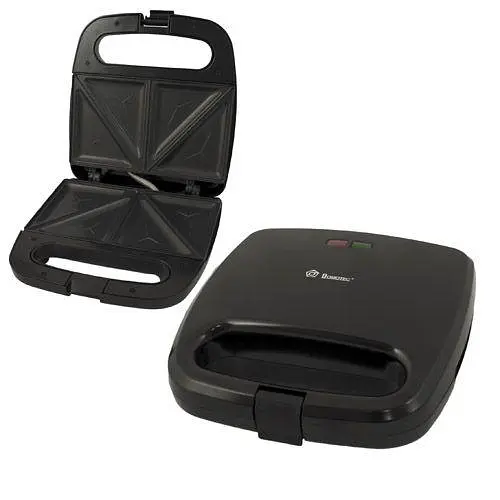 Бутербродниця-сендвічниця Domotec MS-7777 Black