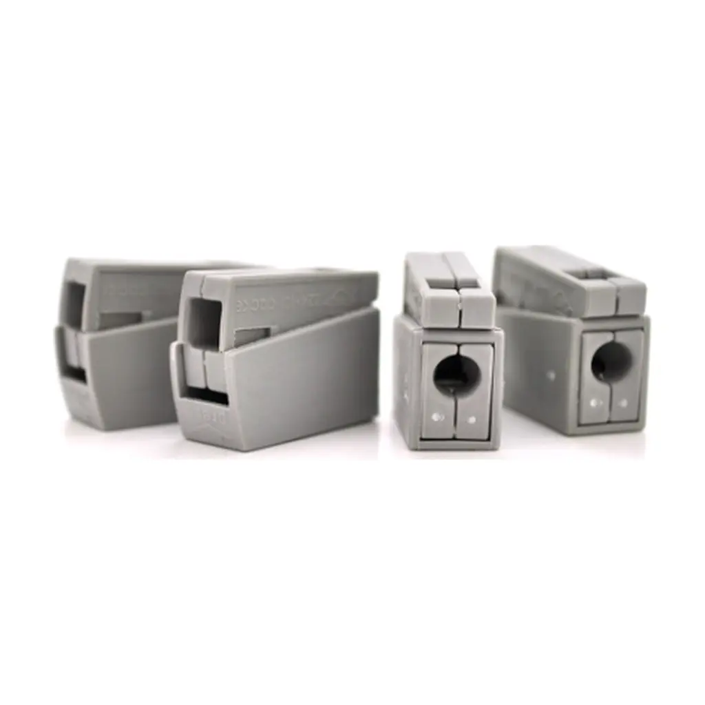 З'єднувач кабелю 1-pin аналог WAGO К224-101, 50штпак Voltronic (К224-101/50)