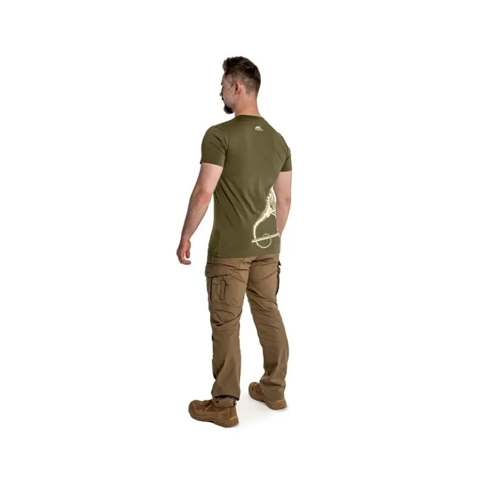 Футболка Helikon-Tex (Full Body Skeleton) - Olive Green, розмір L - фото 3