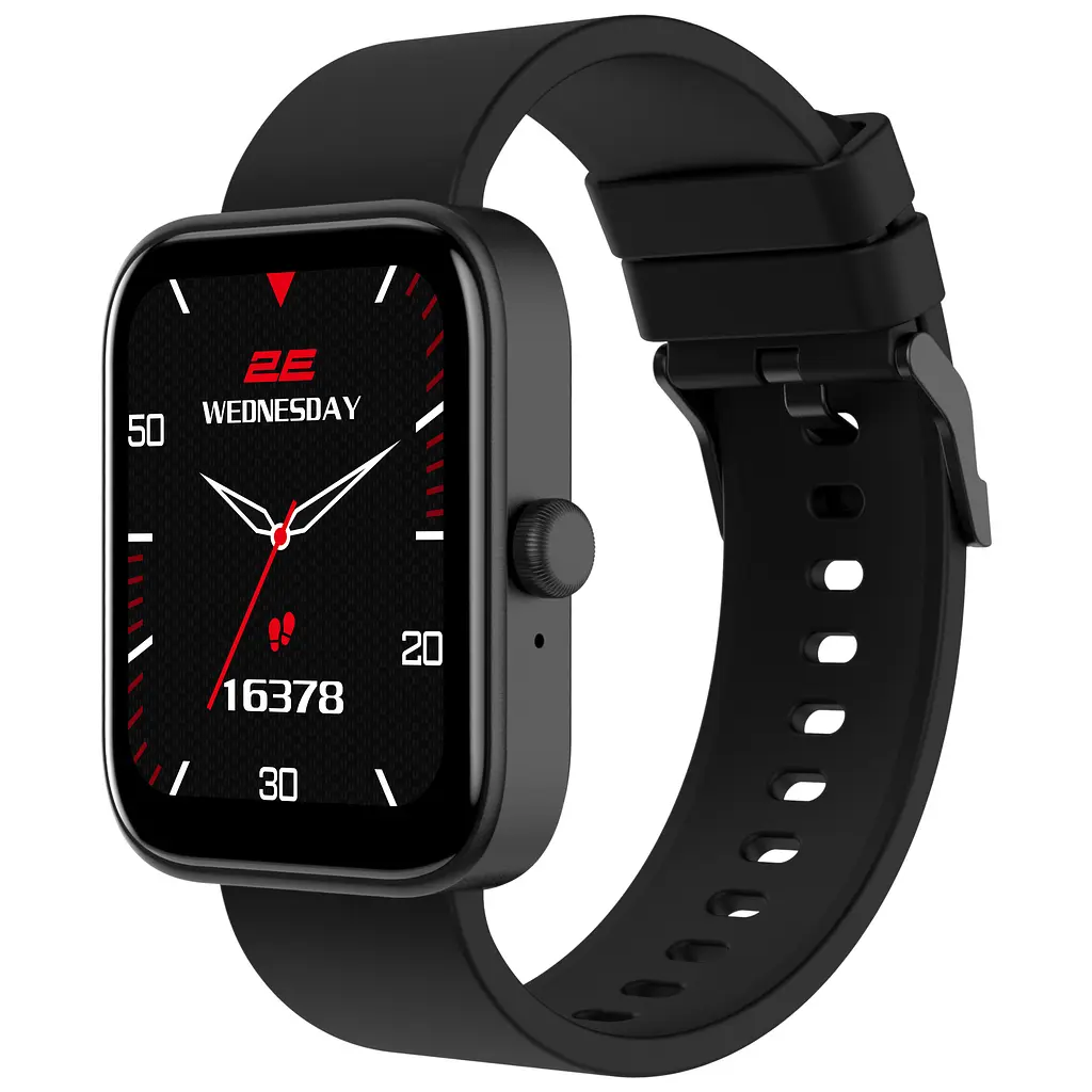 Смарт-годинник 46 mm 2E Alpha SQ Music Edition Black