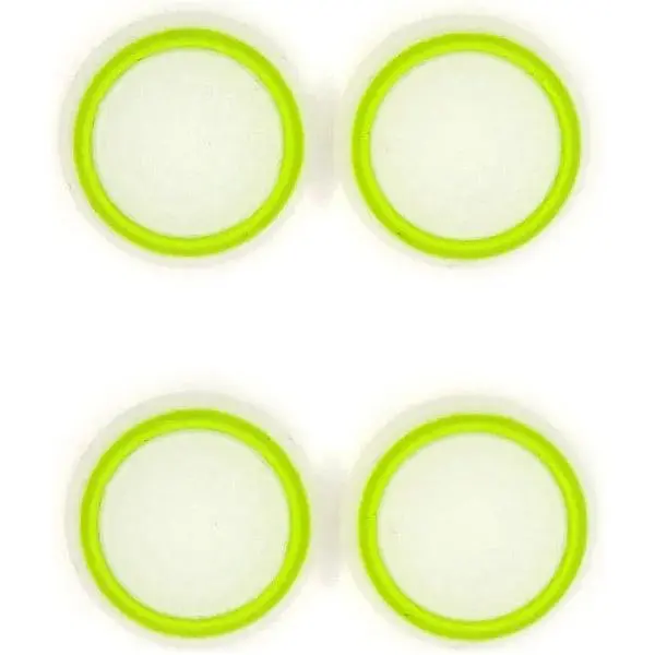 Накладки на стіки Thumb Grips 4-pack для PS4/PS5/Xbox White Green [122996] - фото 3