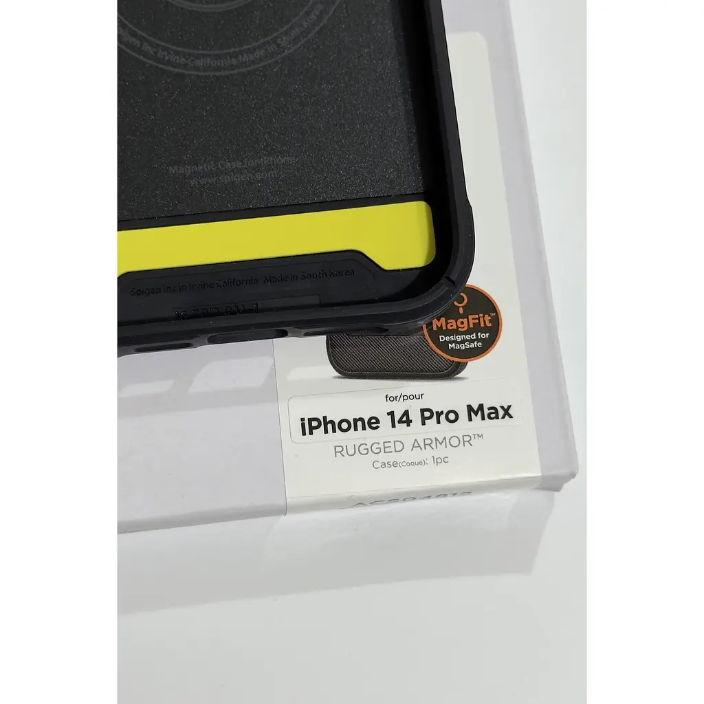 Оригінальний протиударний чохол Spigen Rugged Armor MagSafe для Iphone 14 Pro Max (6.7") Matt Black ACS04812 - фото 6