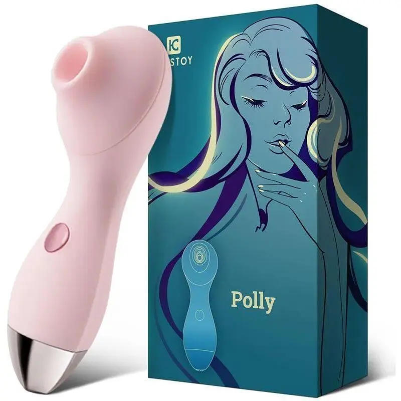 Вакуумний стимулятор KisToy Polly Violet Pink - фото 3