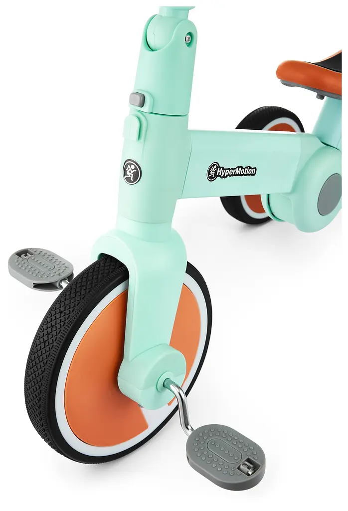 Дитячий триколісний велосипед HyperMotion Tobi Rocket з батьківською ручкою 17 см 20 см mint (TOBI ROCKET HYP MINT) - фото 13