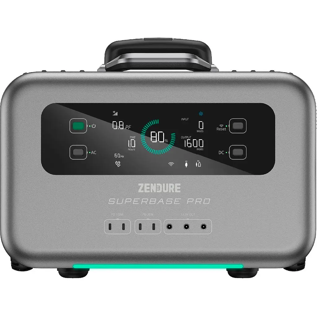 Зарядна станція Zendure SuperBase Pro 1500 [ZDSBP1500-BK-EU] [104991] - фото 2