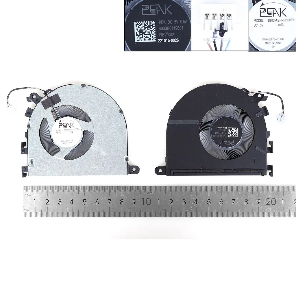 Вентилятор для HP 14-EM 14-EP 14T-EP 240 245 G10 TPN-I142, (6033B0119801, FQ7W DFS5K22B15673A, N36314-001) - фото 3