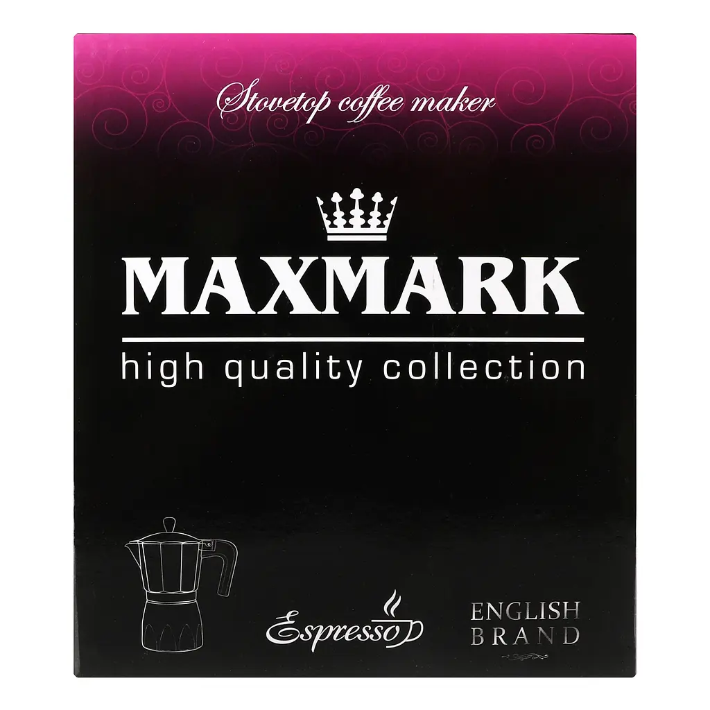 Кавоварка гейзерна Maxmark, 150 мл, срібляста (MK-AL103) - фото 4