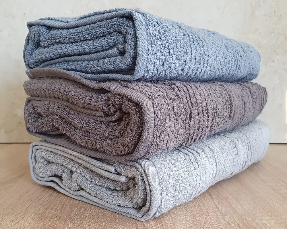 Набір турецьких махрових рушників Cestepe MicroCotton Premium 3 штуки 70x140 Nesha щільність 600 г/м2 - фото 9