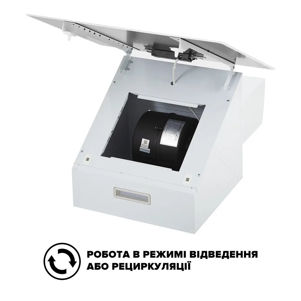 Витяжка Interline FLOW WH A/60/GL/M - фото 6