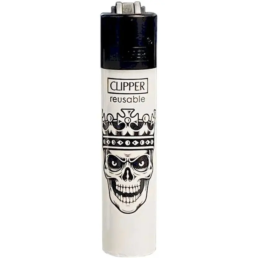 Зажигалка Clipper Pocket Scary Skulls 2 - фото 3