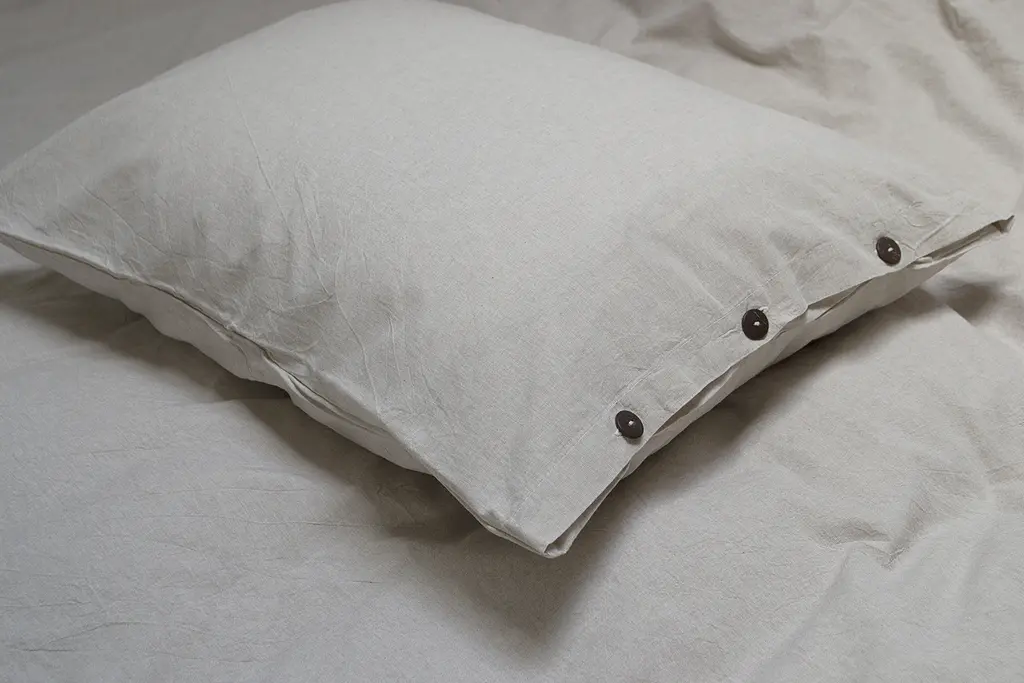 Постельное белье Lotus Home Washed cotton - Solid kahve-bej семейный - фото 4