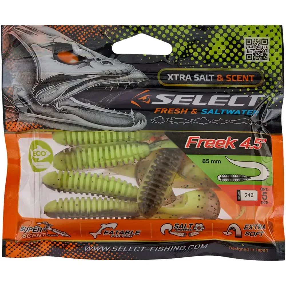 Силікон Select Freek 4.5" #242 (5 шт/уп) - фото 2