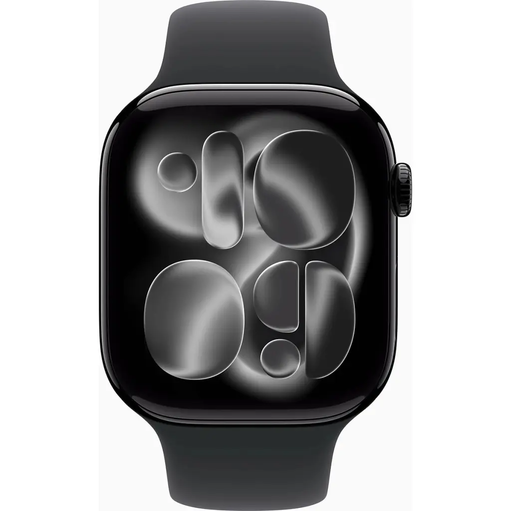 Смарт-годинник Apple Watch Series 11 GPS 46mm Jet Black Aluminium Case with Black Sport Band - S/M (MEUW4RK/A) - фото 2