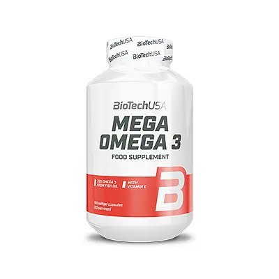 Жирные кислоты BiotechUSA Mega Omega 3 180 капсул - фото 2