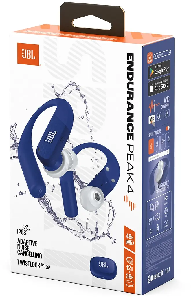 Bluetooth-гарнітура JBL Endurance Peak 4 Blue (JBLENDUPEAK4BLU) - фото 8