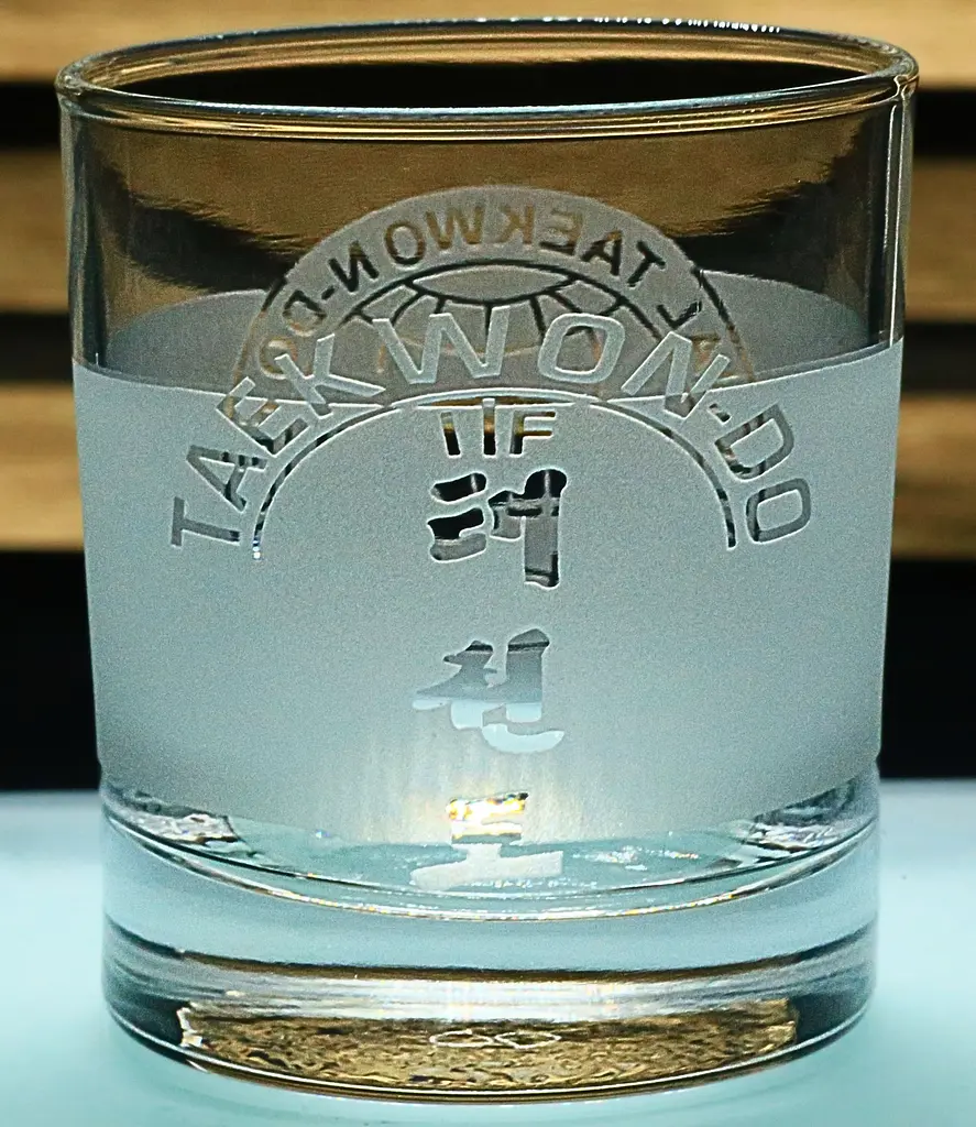 Склянка 300 мл Теквандо ITF з гравіюванням скляний стакан подарунок для спортсмена тренера - фото 4