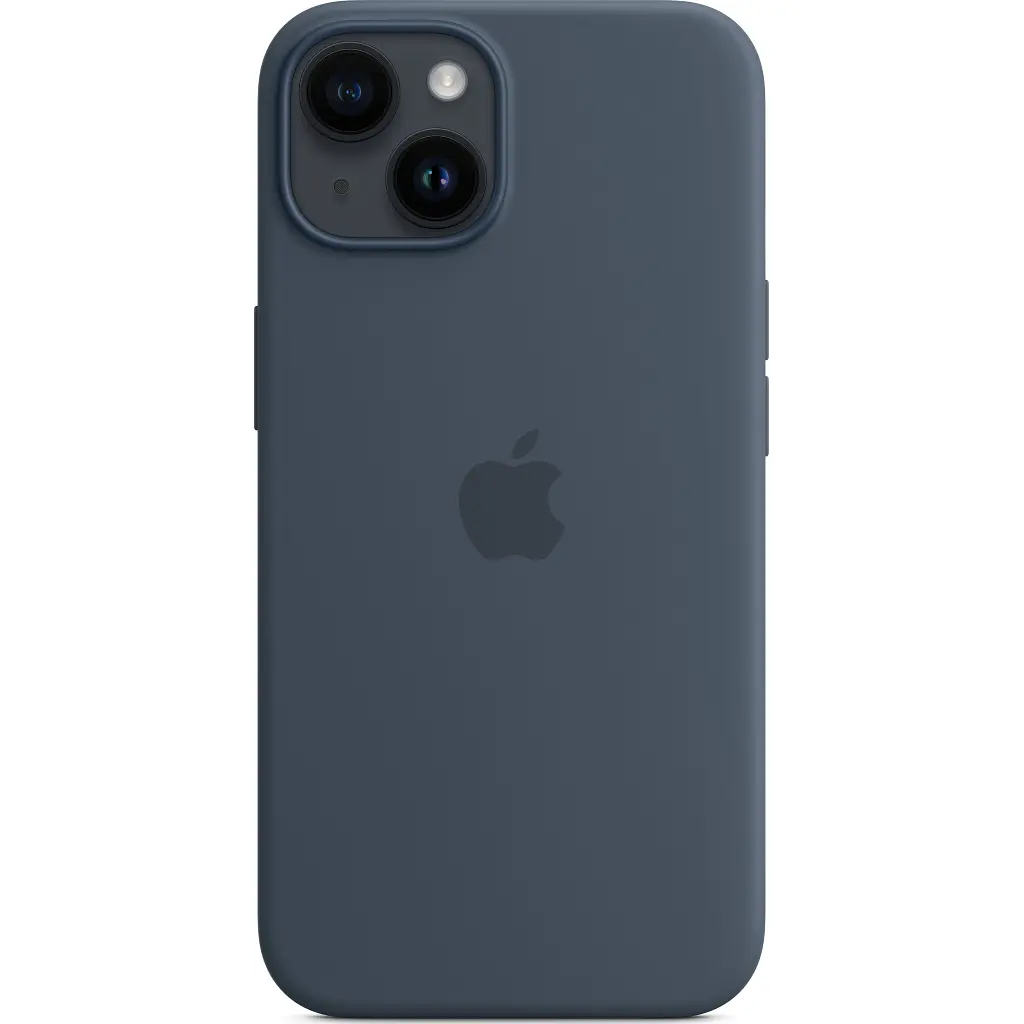 Чохол до мобільного телефона Apple iPhone 14 Plus Silicone Case with MagSafe - Storm Blue,Model A2911 (MPT53ZE/A) - фото 2