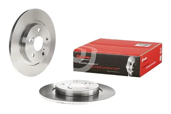 Диск гальмівний невентильований Toyota Avensis 08-18р Brembo (08.B045.10) - фото 2