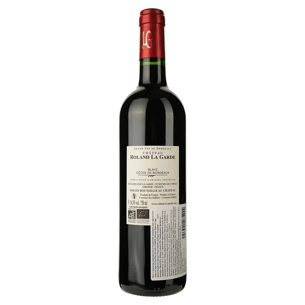 Вино Chateau Roland La Garde 2019 червоне сухе 0.75 л - фото 2