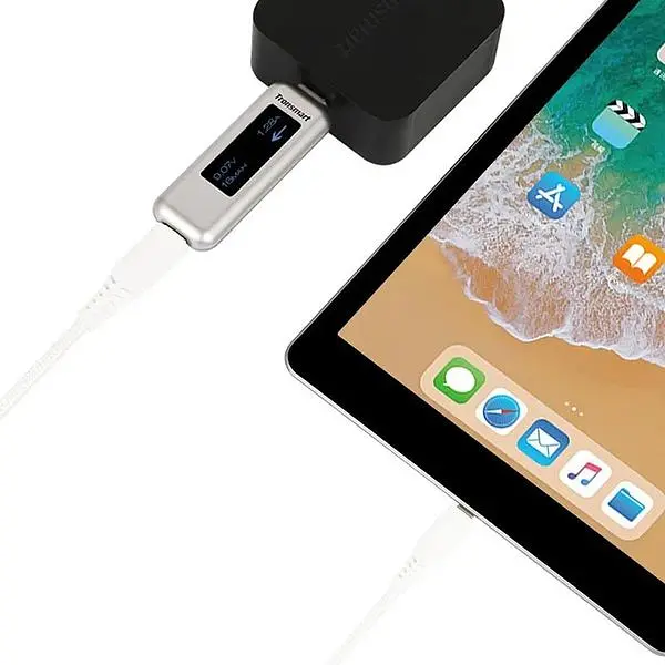 Кабель Tronsmart Type-C to Lightning 1.2m LCC06 Double Braided Nylon 4FT cable White - фото 3
