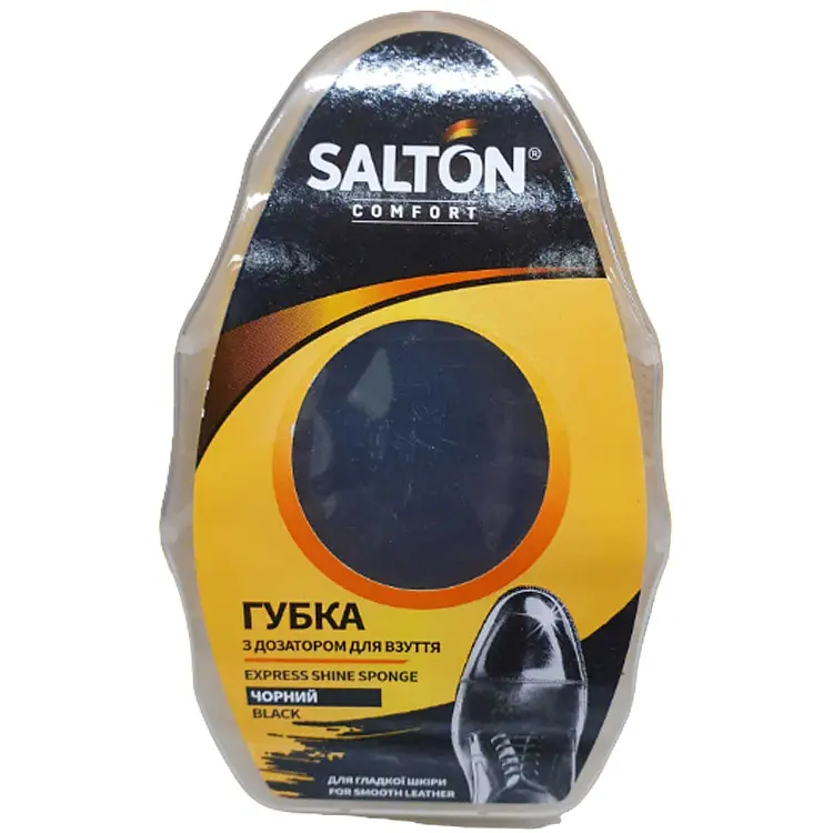 Губка Salton для обуви из гладкой кожи 6 мл черный (52/10) - фото 2