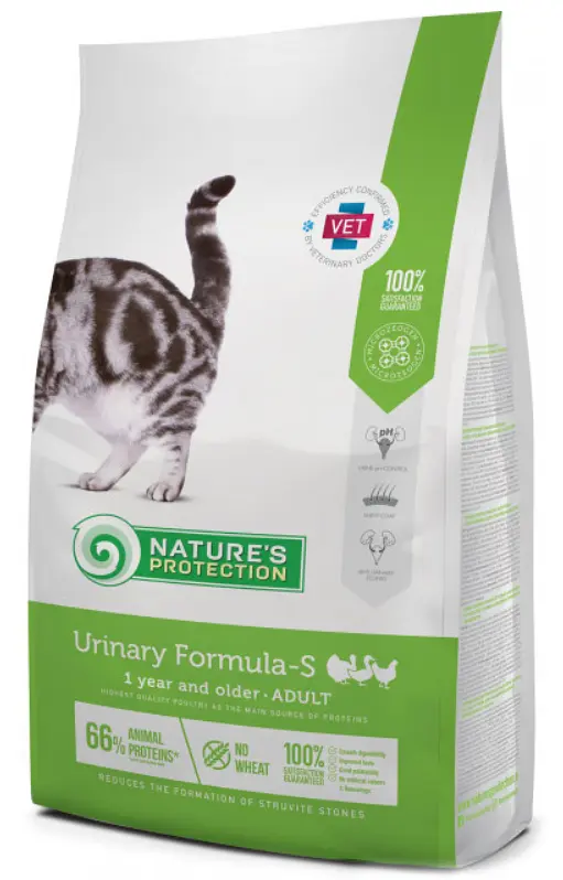 Сухий корм Nature's Protection Urinary Formula-S Adult 0.4 кг для котів профілактика сечокам'яної хвороби - фото 2