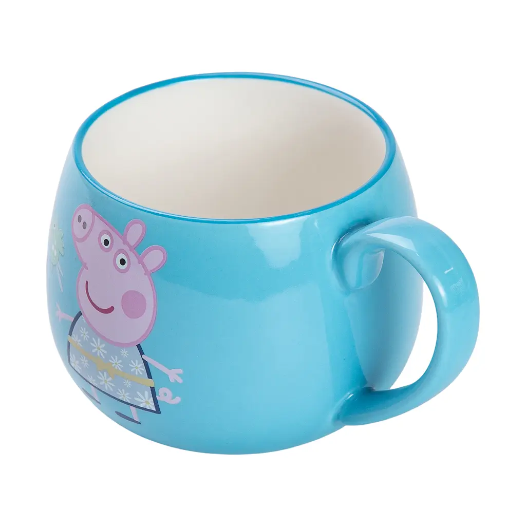 Чашка керамічна Yiwu Peppa Pig 400 мл блакитна HP-15-14 - фото 2