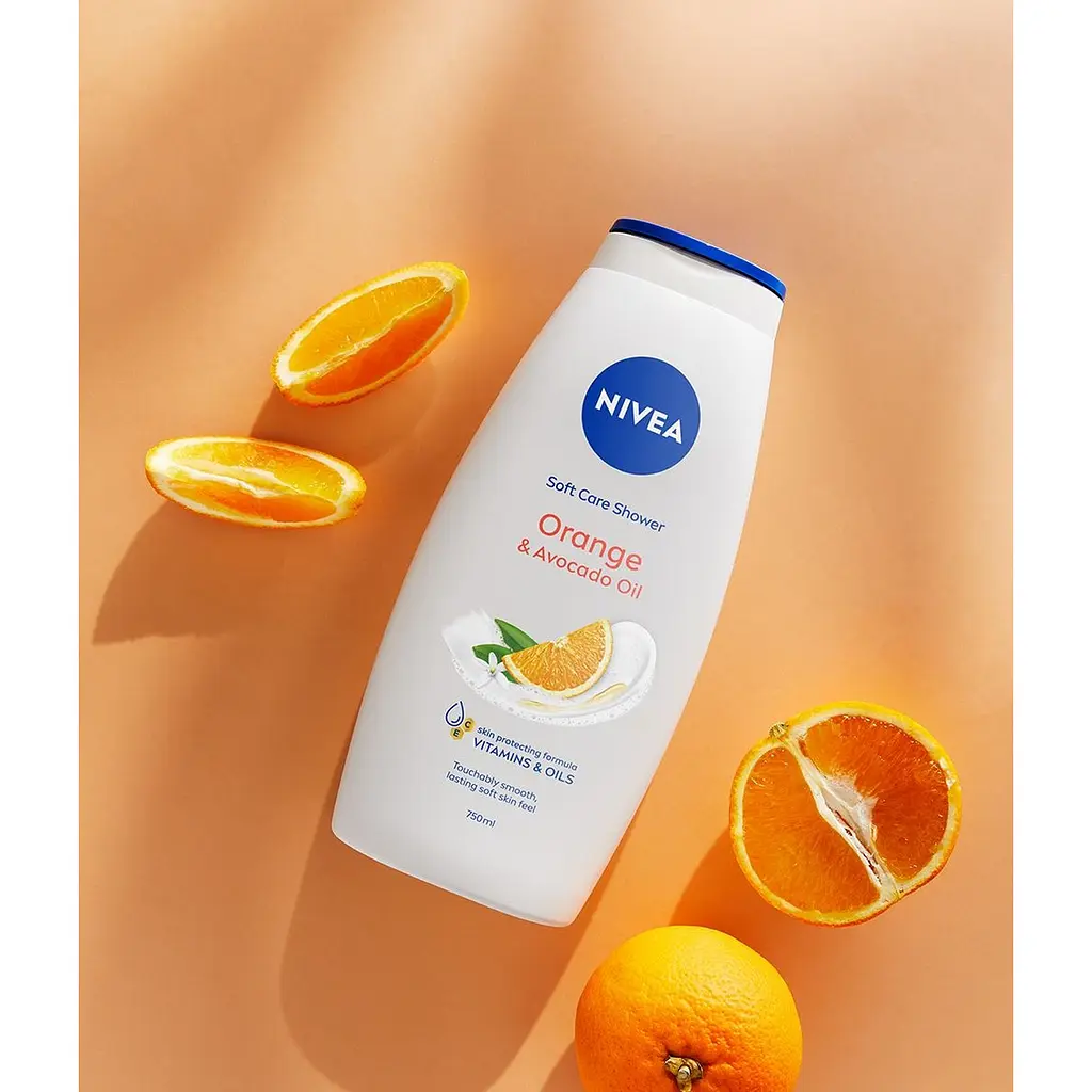Гель-уход для душа NIVEA Крем и Апельсин с маслом авокадо 750 мл - фото 9