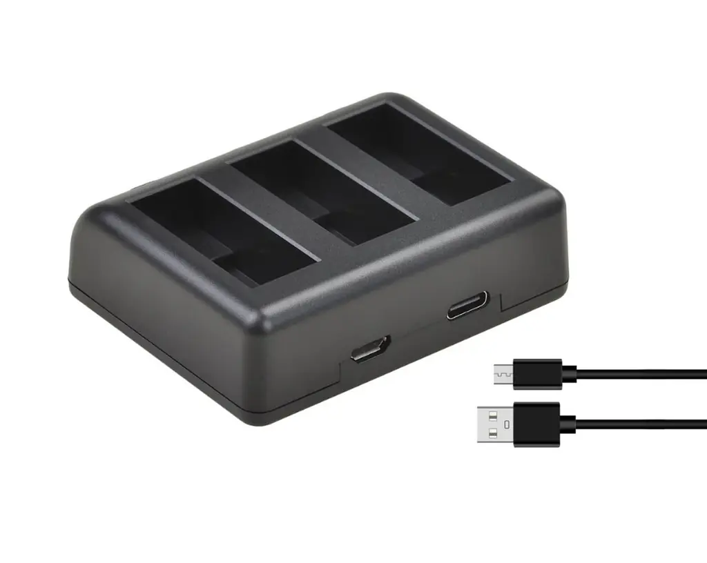 Зарядное устройство Batmax для 3-х аккумуляторов GoPro Hero 9 / Hero 10 / Hero 11 - фото 2