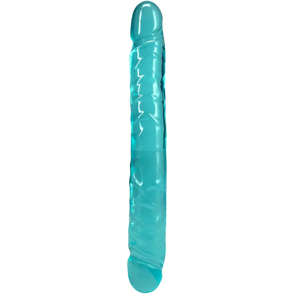 Двосторонній фалоімітатор Doc Johnson Crystal Jellies 12 Jr. Double Dong, 30.5 см