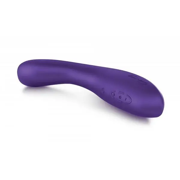 Лубрикант We-Vibe Rave + 50 мл - анатомічний вібратор для точки G, 19, 3х3,4 см фіолетовий - фото 3