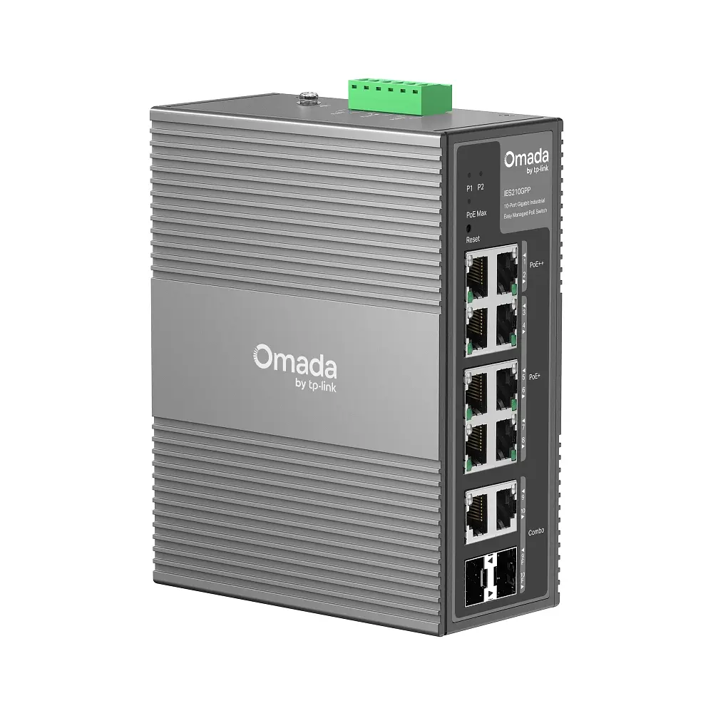 Промисловий комутатор IES210GPP 8xGE (PoE), 120W, 2xGE/SFP, WebSmart TP-Link teh0018290 - фото 7