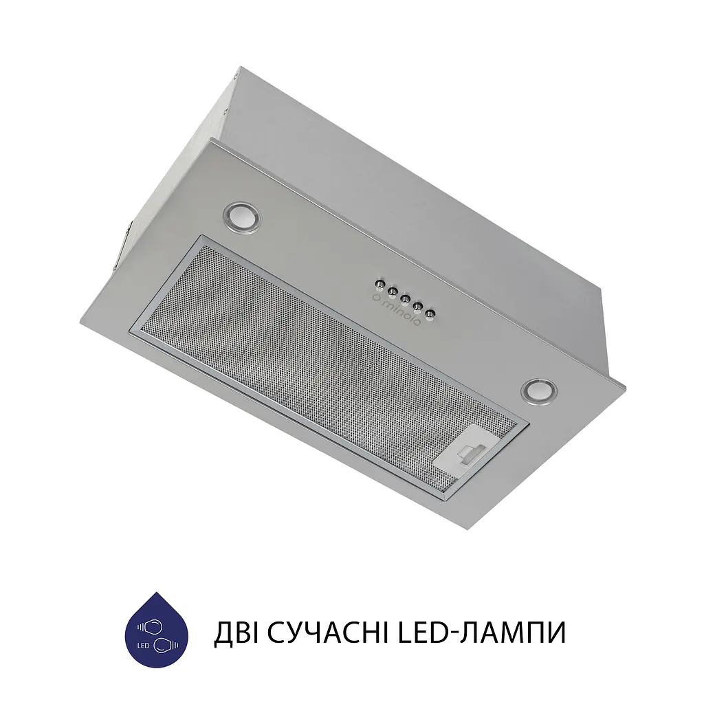 Витяжка повновбудована MINOLA HBI 5327 GR 800 LED - фото 4