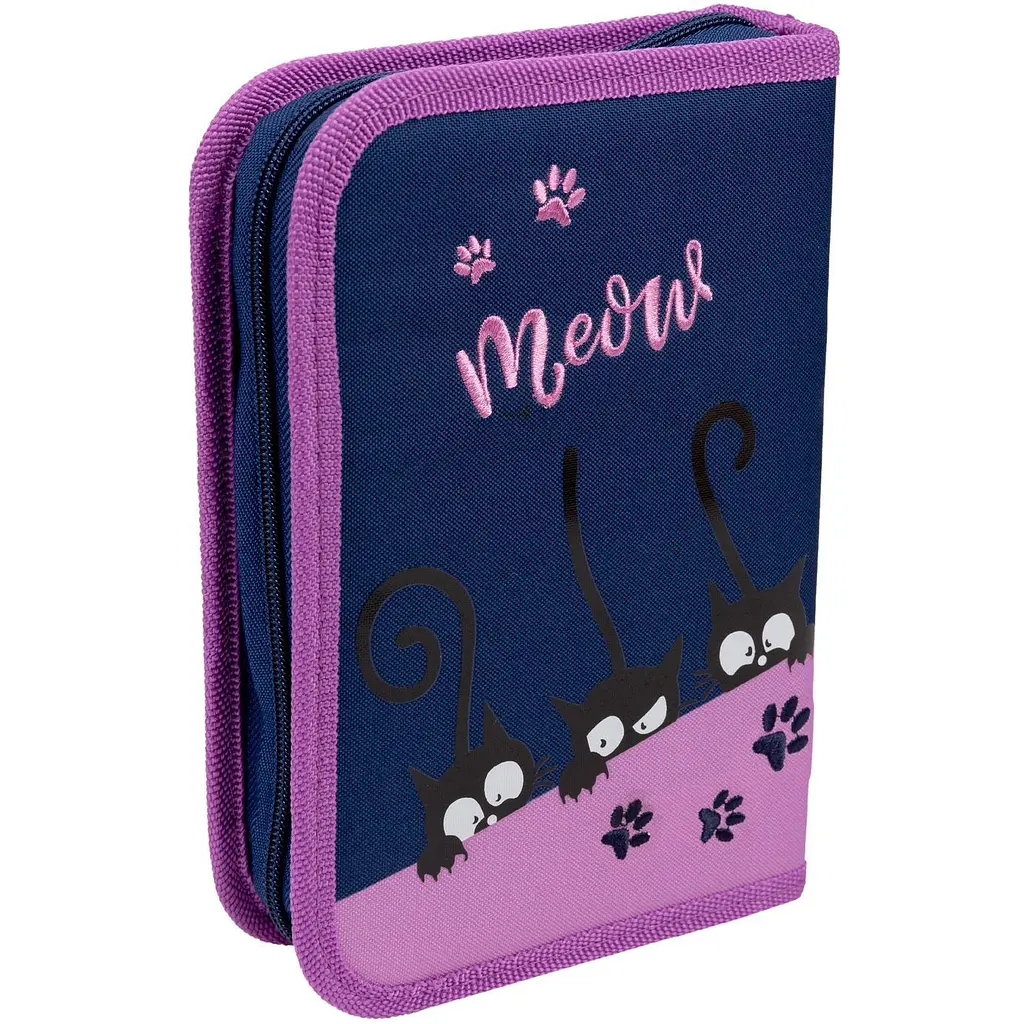 Пенал твердий Yes HP-03 Cats, 13х21х3 см, синій (533116) - фото 2