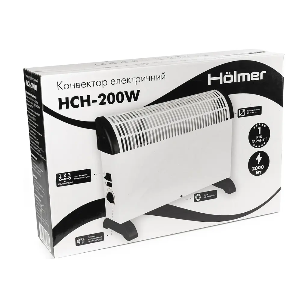 Обігрівач Hölmer HCH-200W - фото 4