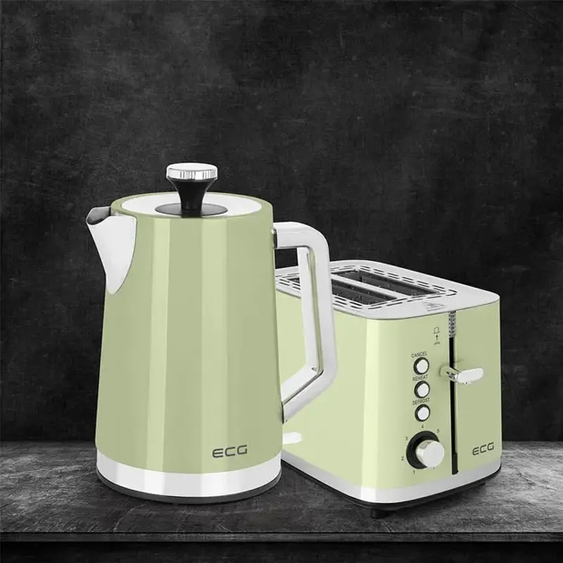 Тостер ECG ST 2766 Vintage Olive - фото 4