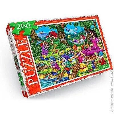 ПАЗЛИ "БІЛОСНІЖКА І 7 ГНОМІВ", 260 ЕЛ DANKOTOYS (C260-12-01,02)