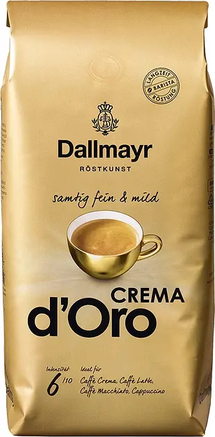 Кава в зернах Dallmayr Crema d´Oro 1 кг (4008167152729)