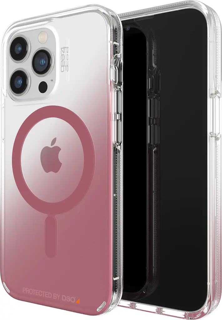 Чохол прозорий протиударний Gear4 Crystal Palace MagSafe Apple iPhone 13 Pro Max (6.7") Pink