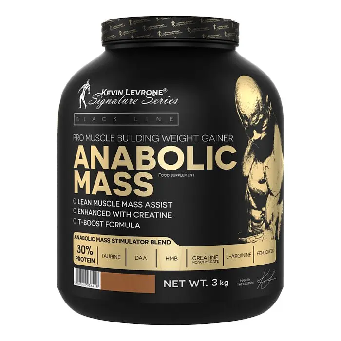Гейнер Kevin Levrone Black Line Anabolic Mass, 3 кг - Ваніль