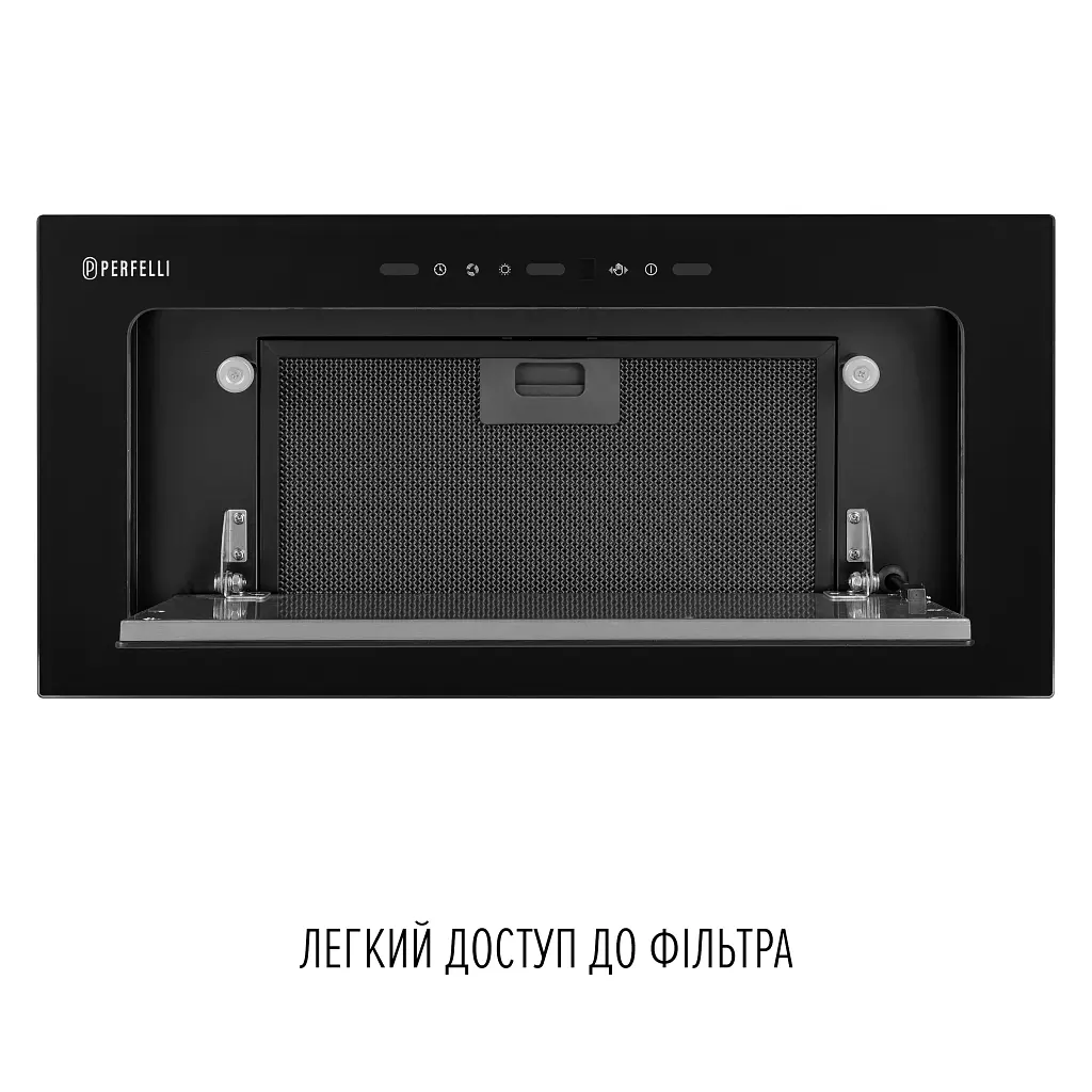 Витяжка повновбудована Perfelli Design Vision 6 Nero Silenzio - фото 9