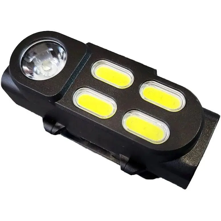Фонарь аккумуляторный KX-211 налобный универсальный XPE+COB USB 18650 - фото 4
