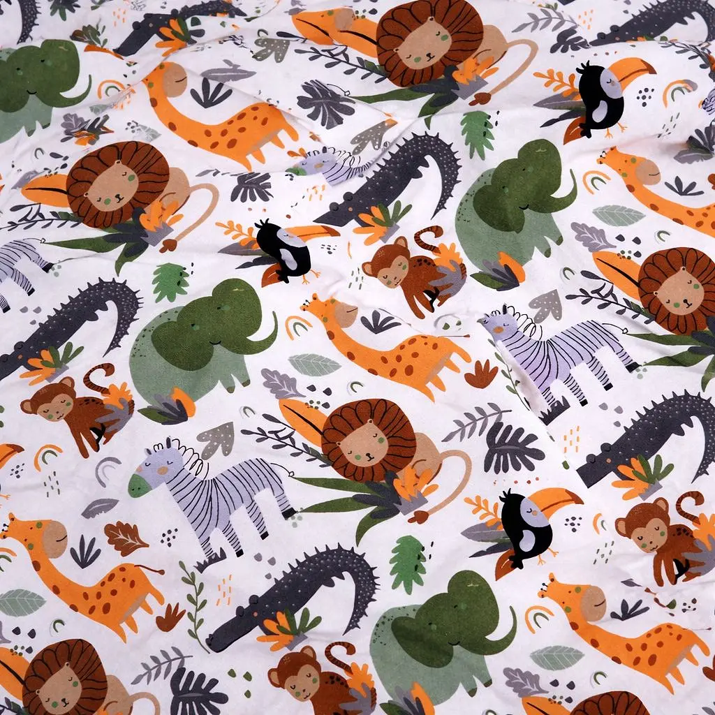 Комплект постельного белья MirSon бязь Jungle Friends 110x140 см (2200012570388) - фото 5